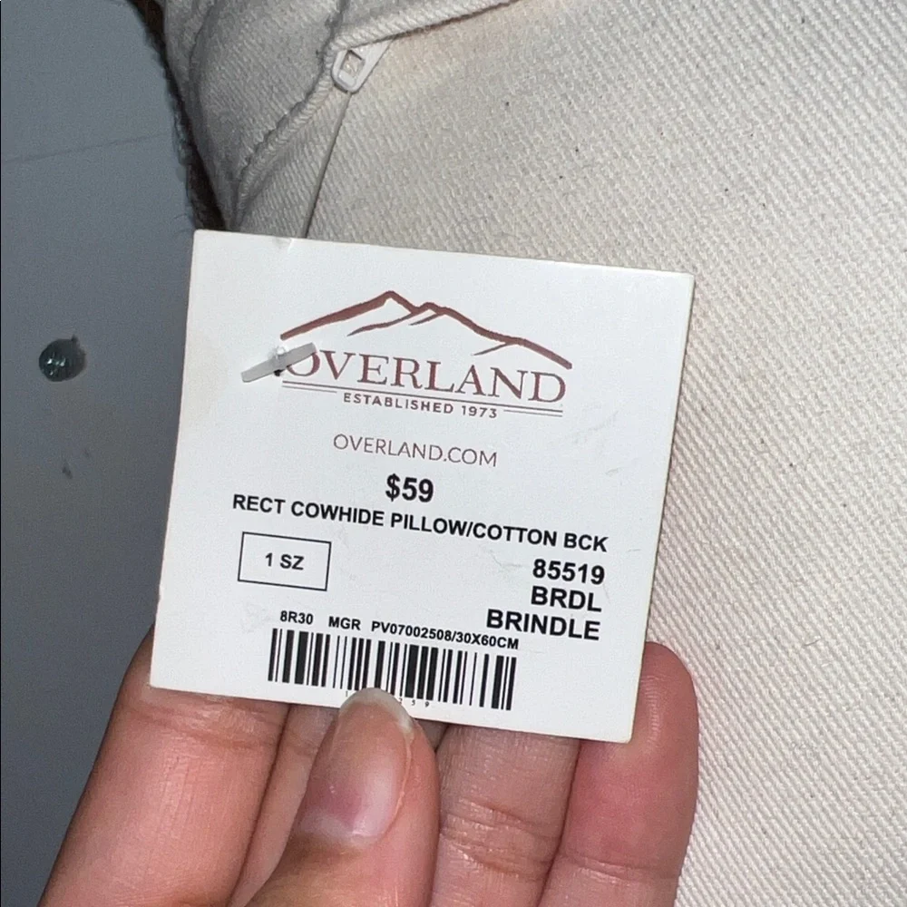 cowhide from Argentina 100%‎ cotton pillow